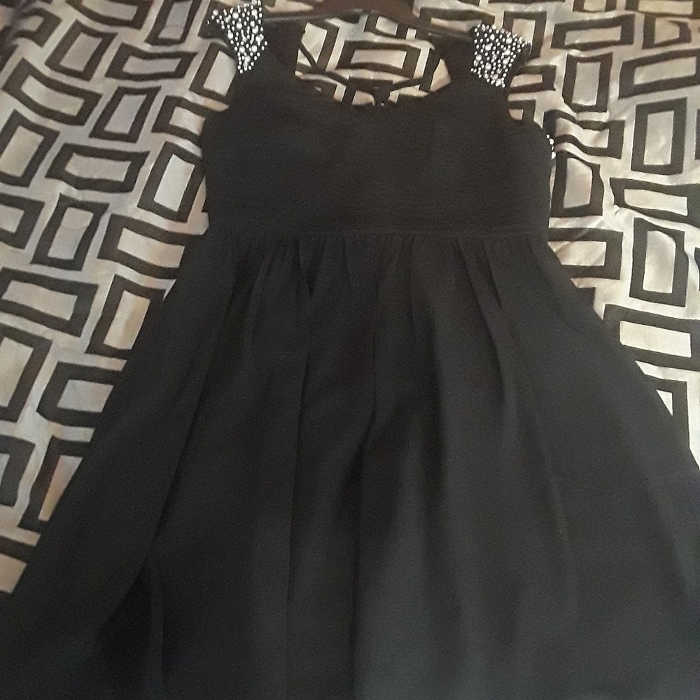 Minuet Black Evening Gown